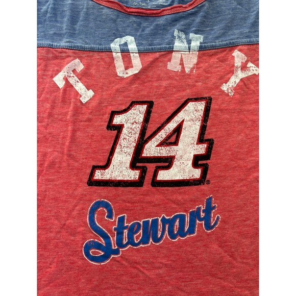 NASCAR 14 Touch by Alyssa Milano Tony Stewart Women's Morgan T-Shirt Red - Picture 5 of 9
